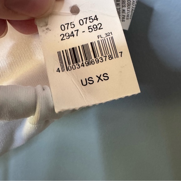 Aerie Ruched Bandeau Bikini Top in Lace Blue. NWT. Size XS - Picture 11 of 15